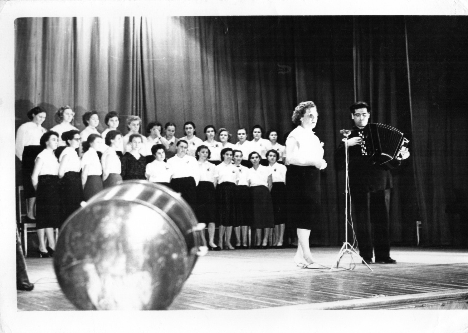 Учительский хор.  60-е годы